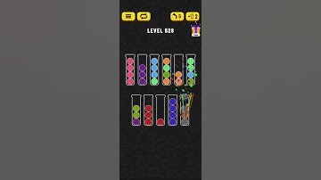 Ball Sort - Color Puzzle Game - Level 628 - Walkthrough SOLVED by RobotPlayer AI!!!