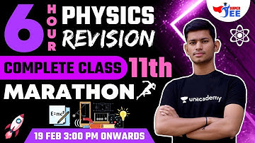 | 3 Hours Complete Class 11 Physics Revision for JEE 2021 | Part 02  | Saurabh Sir