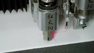 Kt Board-Advertising Industry Oscillating Knife Cutting Machine