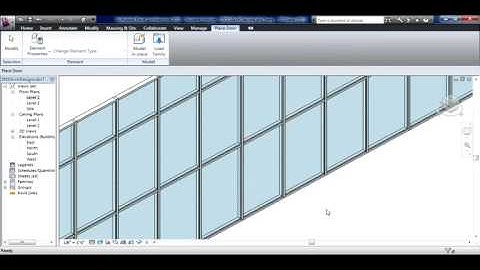 Placing Doors in a Curtain Wall
