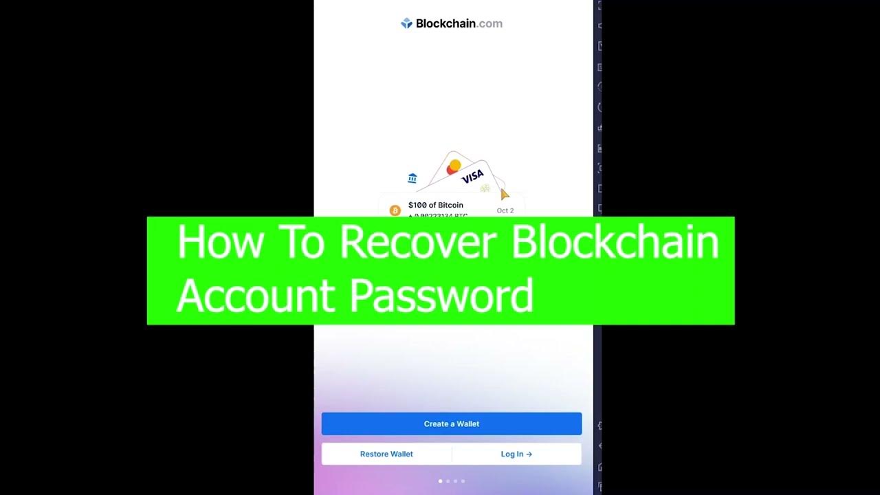 reset blockchain password