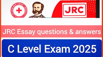 JRC  C level exam / Essay questions and answers 