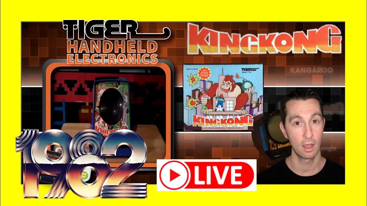 Jeu Vidéo électronique De Table Tiger King Kong – Orlitronic – 1982/1983 – Rare – LCD