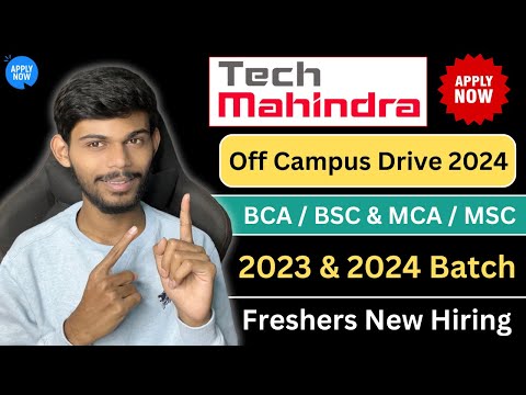 Tech Mahindra Hiring Freshers 2024 