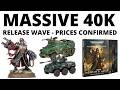MASSIVE Warhammer 40K Release Wave - New Guard, Orks, Discount Sets, Characters - Details + Prices