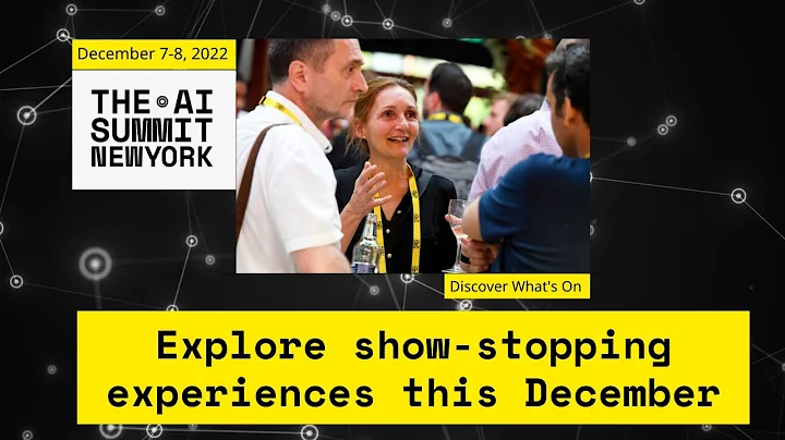 Experience AI in a new way at The AI Summit New York 2022