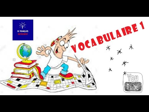 VOCABULAIRE 1 : Mots fléchés (1)