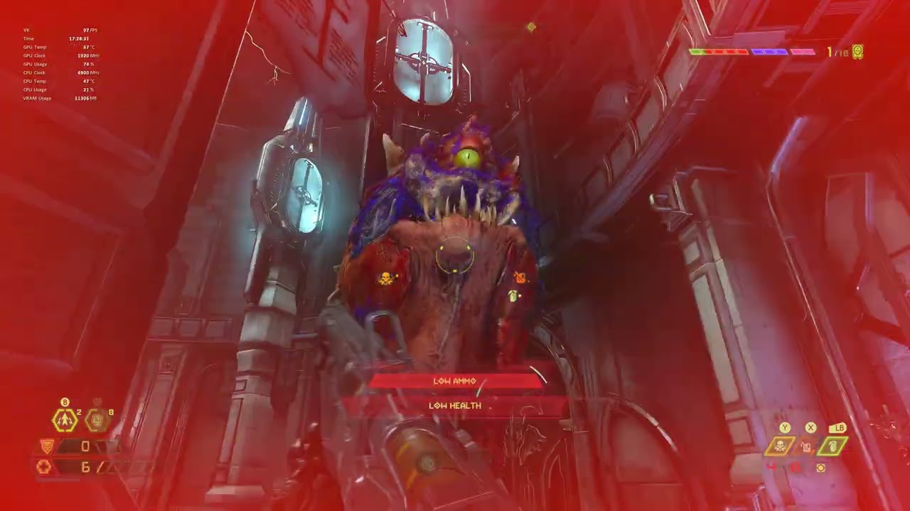 Doom Eternal 4K Nightmare settings RTX 3090