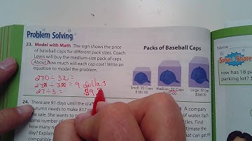 5th Math Envision 5-2 homework help