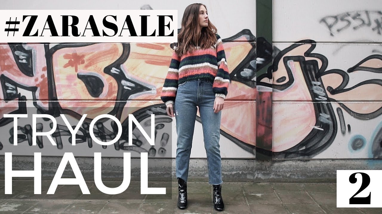 ZARA SALE HAUL try-on lookbook 2018