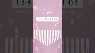 Golden - HUNTR/X Kalimba Tutorial! #kalimbatutorial #music #trendingsong #kpop #kpopdemonhunters