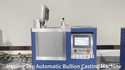 Vacuum Gold Bar Casting Machine for gold silver -- Hasung