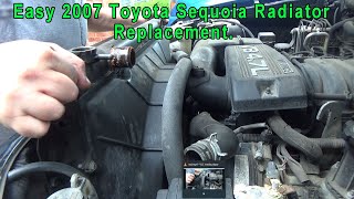 Easy 2007 Toyota Sequoia Radiator Replacement. by 737mechanic 130 views 3 weeks ago 23 minutes