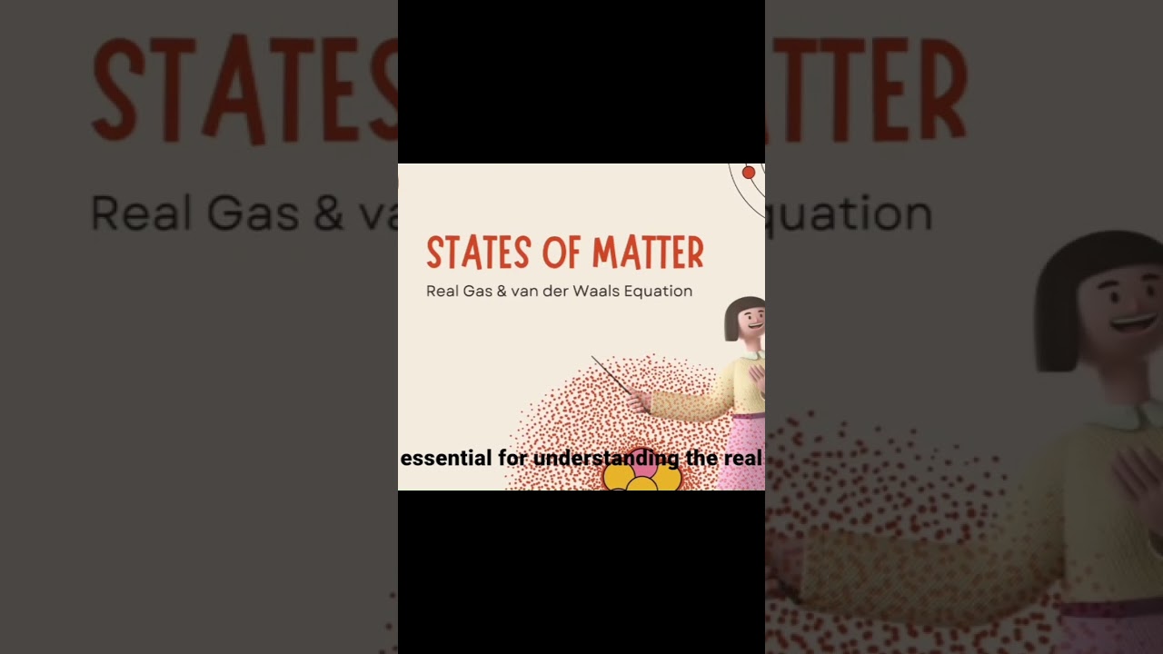 States of Matter Real Gases & van der Waals Equation Explained | NEET & JEE | AskPrep
