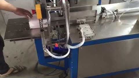 semi-auto sanitary napkins packing machine