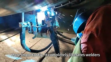 Why are automatic welding machines used in pipeline projects nowadays?