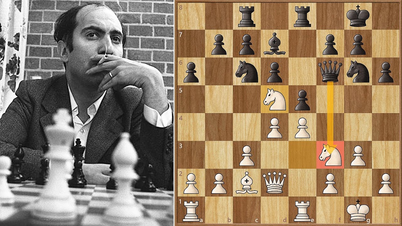 Mikhail Tal's Immortal Game - 1965 Candidates Tournament vs Larsen