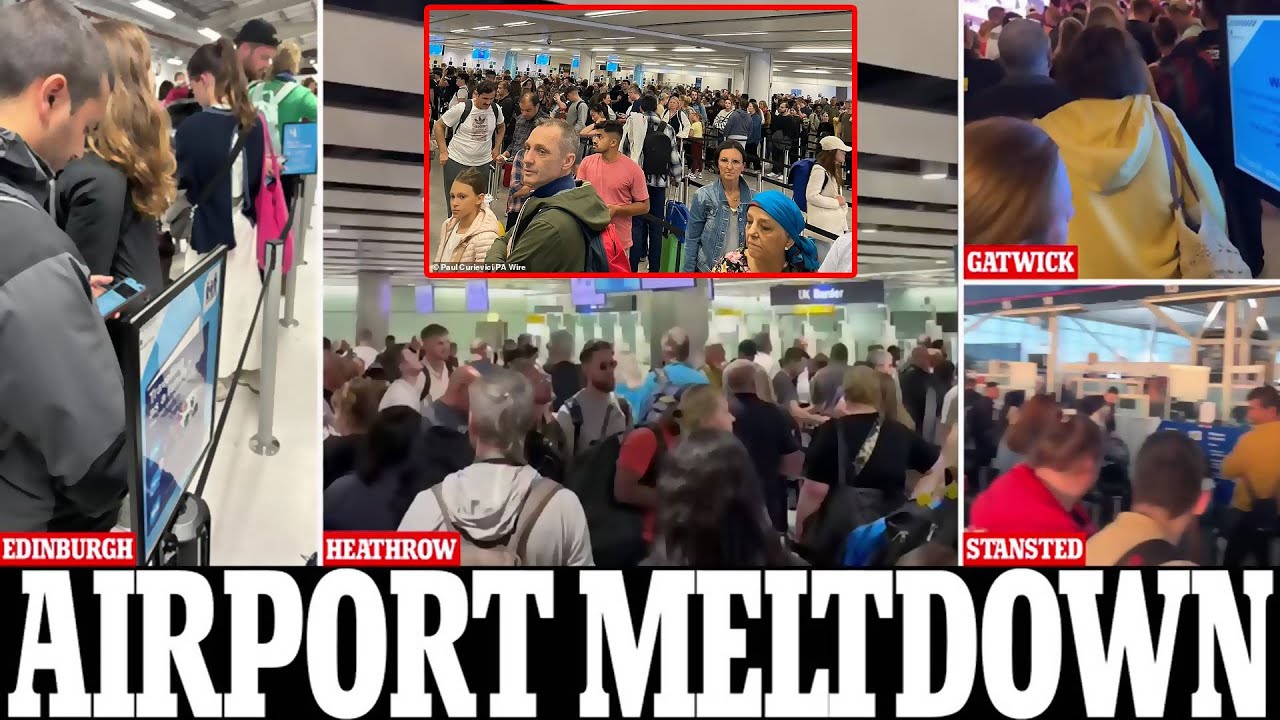 News: Airport chaos as Border Force IT systems COLLAPSE nationwide ...