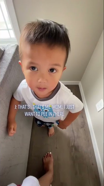 Kid Covers Up For Dad For Making Hole in Wall And Wants To Pee in It - 1261405
