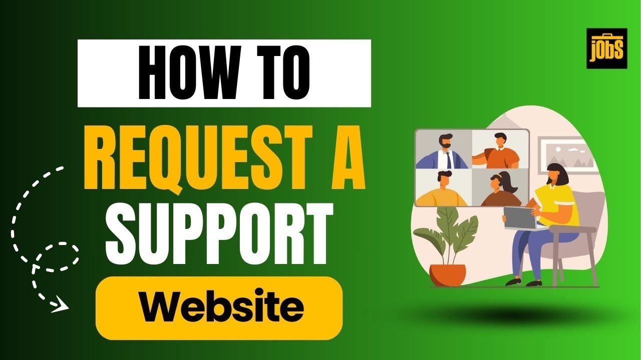 How to Submit a Support Request on Jobs For My CV Website | Get ...