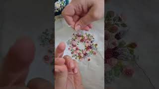 Embroidering 3D Roses: Bullion Stitch Technique Tutorial