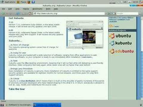 My Xubuntu 7.10 gutsy gibbon New Desktop, no beryl on old pc