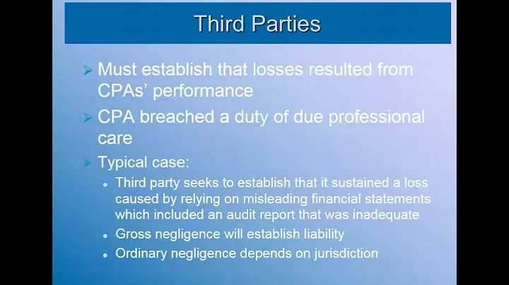 Chapter 4 Lecture - Auditing