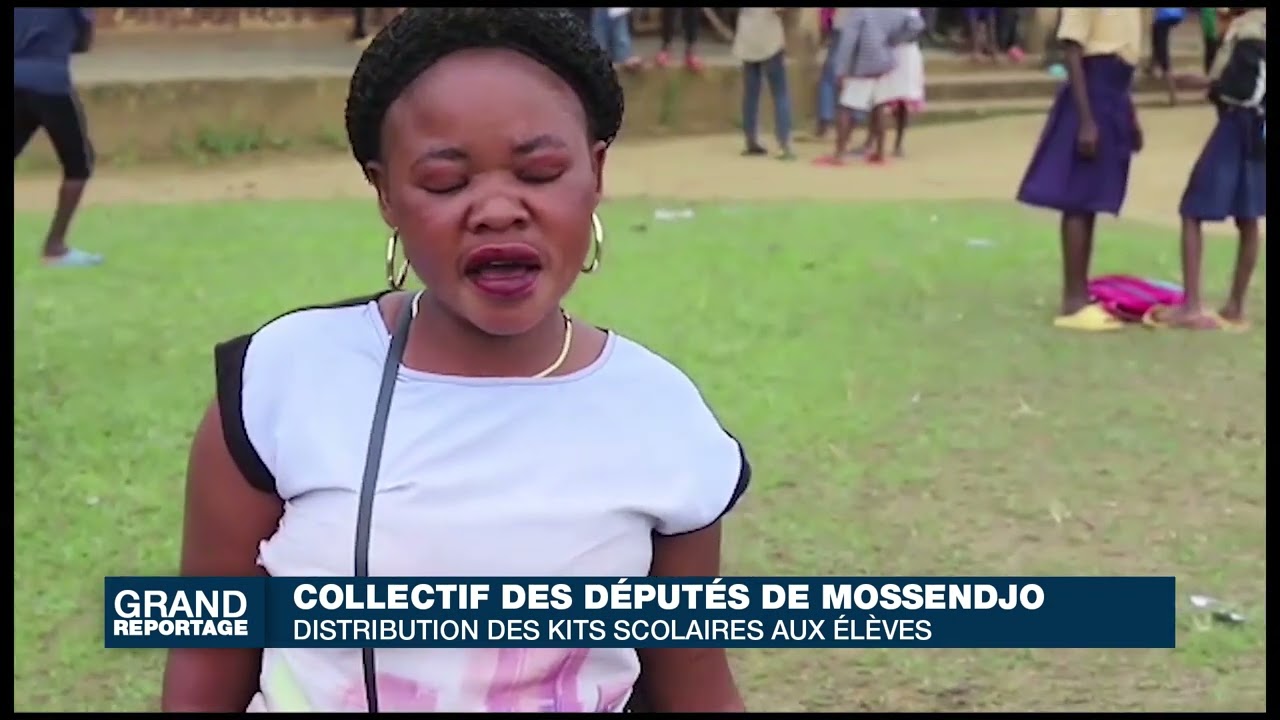 GRAND REPORTAGE - REMISE DES FOURNITURES SCOLAIRES AUX ELEVES DE MOSSENDJO