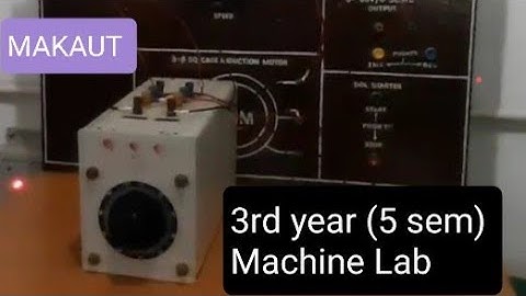 |Speed controL of 3-phase SQ Cage Induction Motor(Voltage control and voltage/frequency control)|