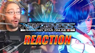 MAX REACTS: PSO2 A REALM REBORN?! - Phantasy Star Online New Genesis Reveal Trailer