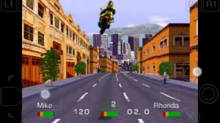 Road Rash game on Android screenshot 1