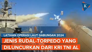 Jenis Rudal dan Torpedo yang Ditembakkan dari Kapal Perang TNI AL di Laut Bali