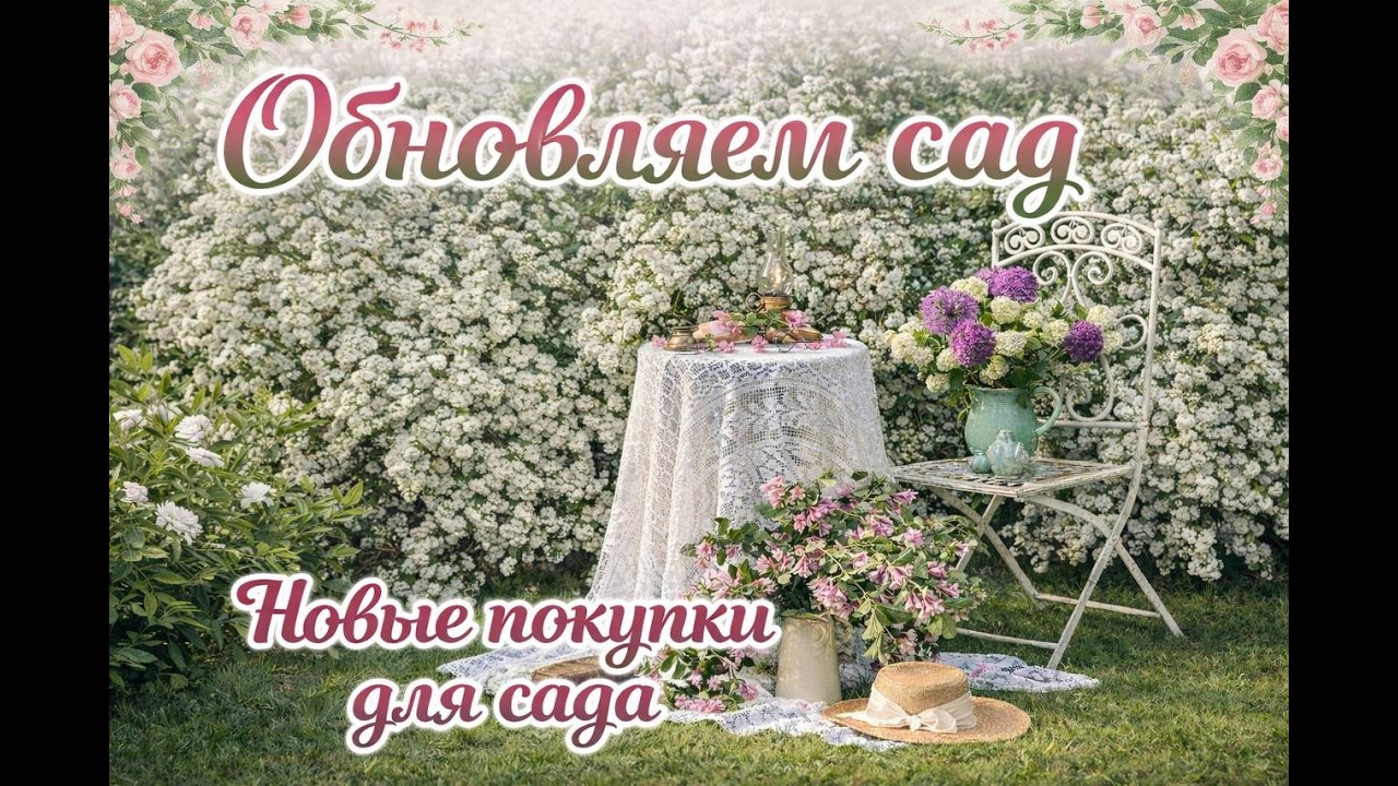 Обновляем сад. Новые ПОКУПКИ для сада!