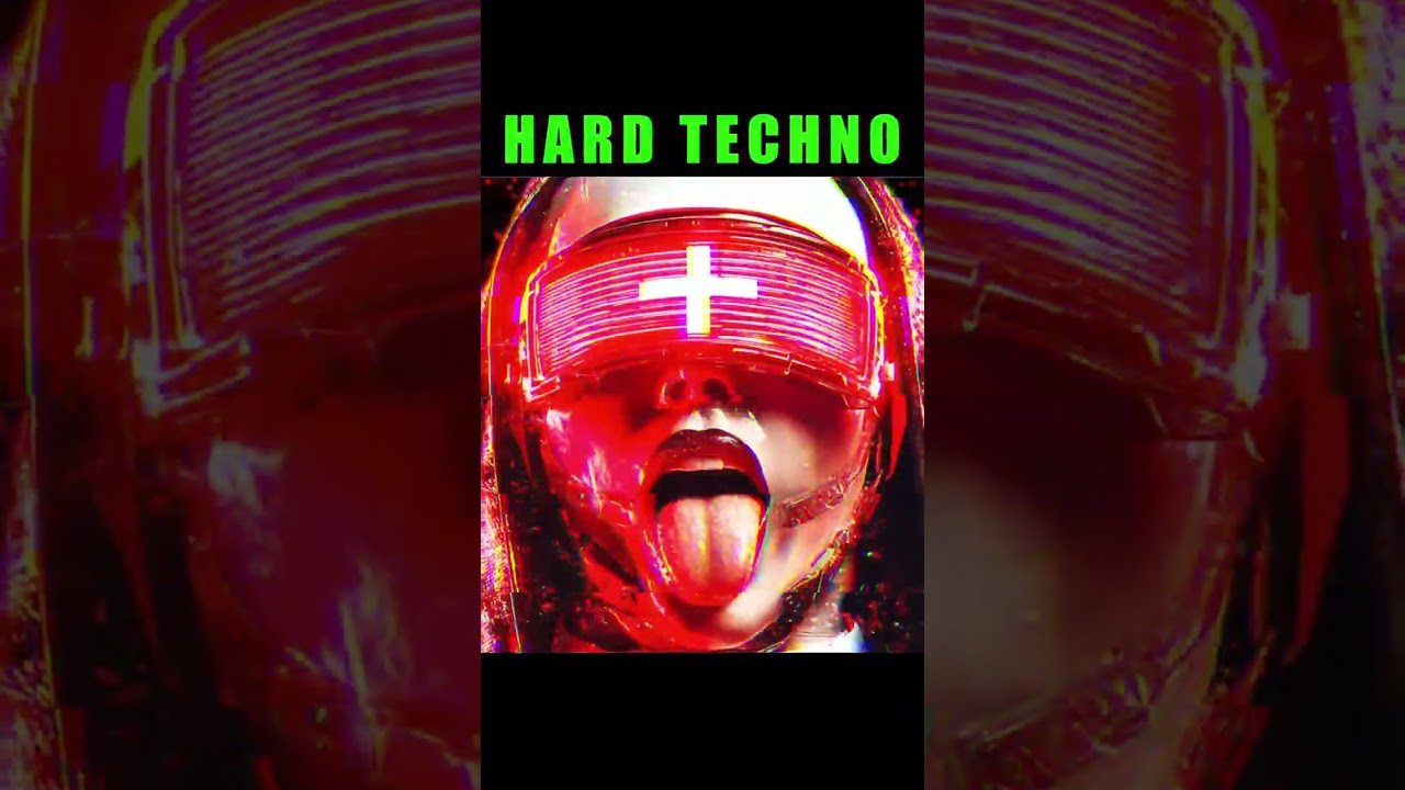 ⚡ HARD TECHNO MIX ⛓️ Neon Damnation – Red Cross of the Digital Heresy 🎧  0334-8