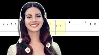 Lana Del Rey - Blue Skies (Easy Guitar Tabs Tutorial)