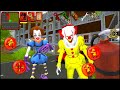 Clown Brothers Neighbor Escape 3D - Level 1 - Gameplay