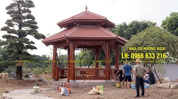 CHÒI LỤC GIÁC 2 TẦNG MÁI