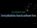 Theemaithaan Vellum Karaoke Version | Tamil Karaoke
