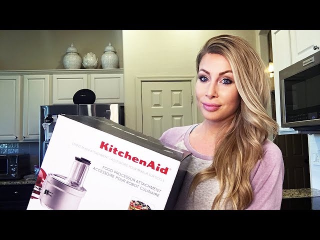 Unboxing and Review of the KitchenAid Food Processor Attachments - Aaichi  Savali