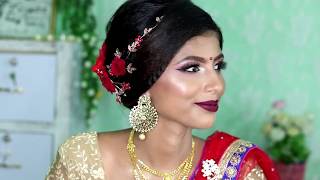 BOLD MAKEOVER FOR NABEENA // NIGHT PARTY LOOK // RECEPTION LOOK