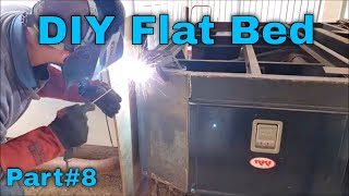 HOW TO BUILD A FLATBED FOR PICKUP PART 8 3500HD DIY  DUALLY  FLATBED HOW TO BUILD A FLAT BED