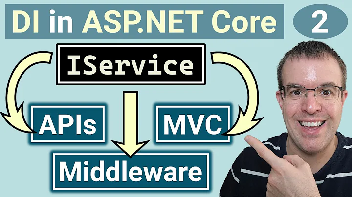 How to inject services in ASP.NET Core dependency injection thumbnail