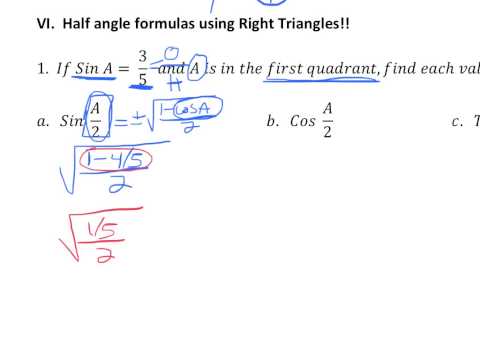 5.5 half angles using right triangles