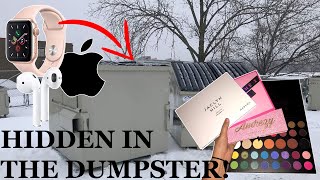 THE CRAZIEST THINGS I HAVE FOUND HIDDEN WHILE DUMPSTER DIVING!!! (INSANE)