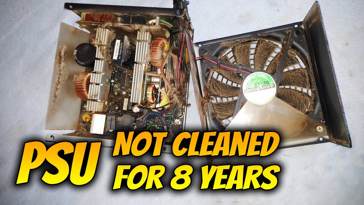 How to clean computer supply - the - YouTube