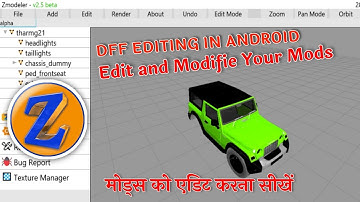 Mods (DFF) Editing | Part 1 | android | In Hindi | Edit your own mod | Gta Sa #gtasaandroid #gaming