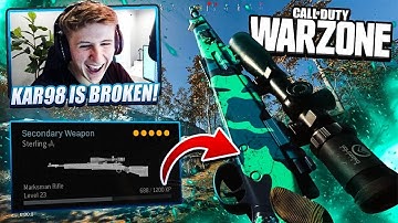 The *ONE-SHOT* KAR98K LOADOUT in WARZONE SEASON 5!! - Symfuhny
