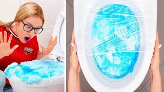 Diy lazy cleaning hacks || cool funny tricks by 123 go!