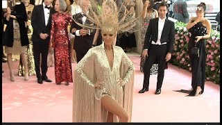 Celine Dion arrives at 2019 Met Gala Red carpet