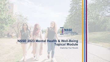 Exploring Your Results: NSSE 2023 Mental Health & Well-Being Topical Module